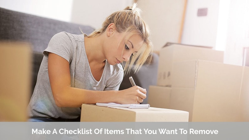 Garage Items Checklist