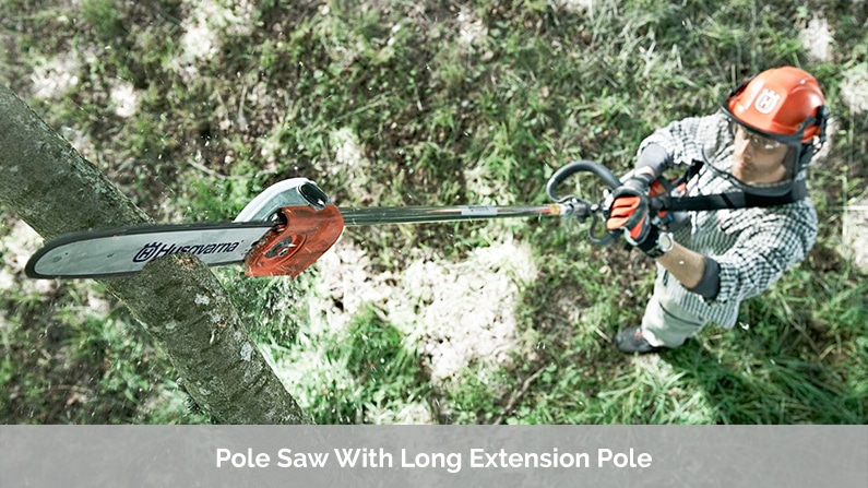 Pole Saw With Long Extension Pole