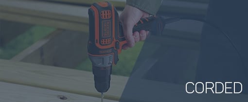 corded drill category homepage